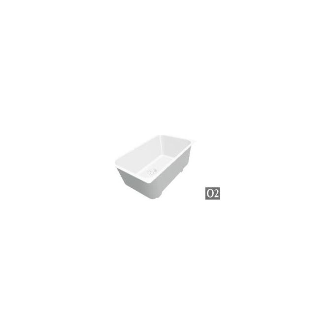 Foster 8153100 Vaschetta per Lavello in Polipropilene Accessorio Cucina 27.2x41.4 cm colore Bianco