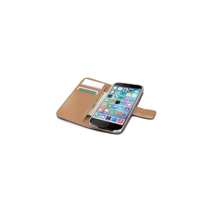 Celly Black Pu Wallet Case iPhone 6