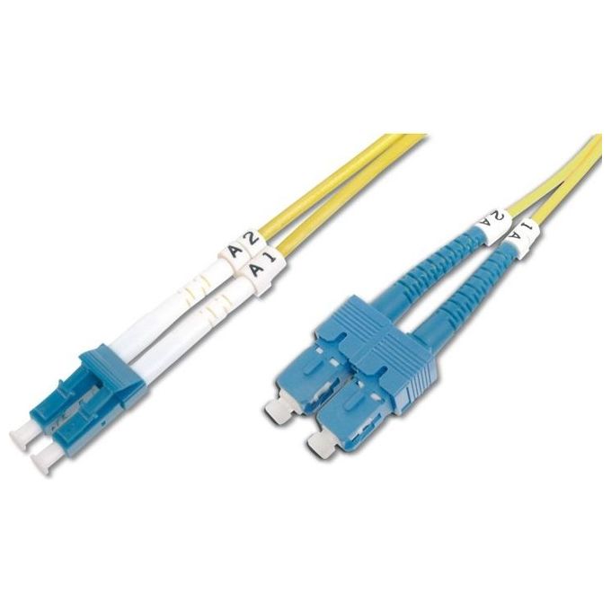 Wp Europe Patch Cavo a Fibre Ottiche 7.5mt OS2 LC SC Giallo