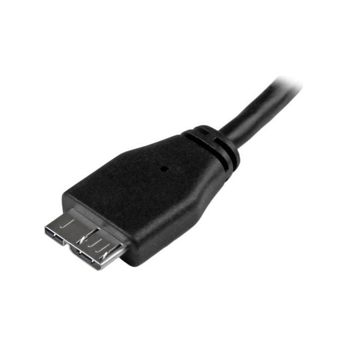 StarTech Cavo USB 3.0 Tipo A a Micro B slim - Connettore USB3.0 A a Micro B slim SuperSpeed M-M - 15cm