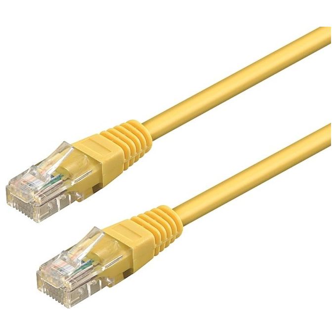 WP Europe Patch U-Utp Cat.6 Pvc Giallo 5mt