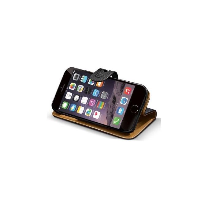 Celly AMBO601BK Ambo Custodia a Portafoglio 2in1 per iPhone 6 Plus 6S Plus con Cover Staccabile Chiusura Magnetica colore Nero