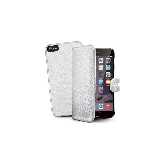 Celly Wh Pu Wallet Case For iPhone 6 Plus