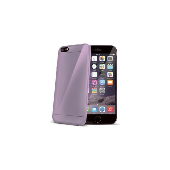 Celly Custodia Ultrathin TPU per iPhone 6 Plus, Viola