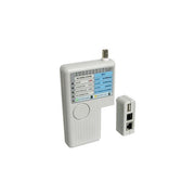 WP WPC-TST-002 Tester per Cavo di Rete Supporto RJ11 RJ12 RJ45 BNC USB 200 metri colore Bianco