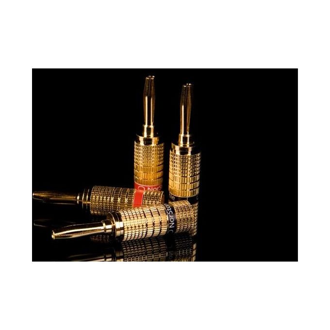 Norstone Banana Plug Set 4 Pezzi Giallo