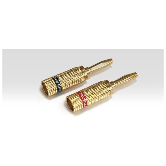 Norstone Banana Plug Set 4 Pezzi Giallo
