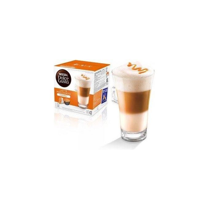 Nescafé 12136960 Dolce Gusto Caramel Latte Macchiato Capsule Caffe' 16 capsule 8 tazze