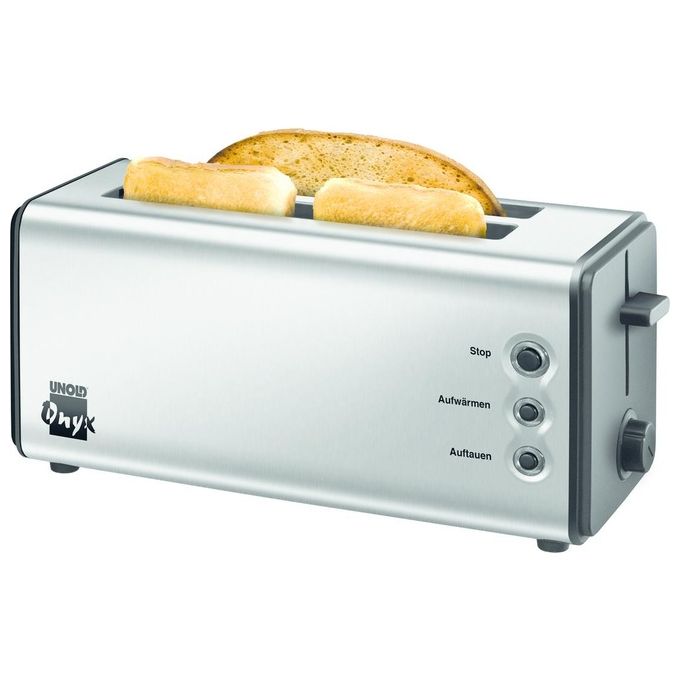 Unold 38915 Toaster Onyx Duplex Tostapane a Doppia Fessura 1400 W Acciaio Inossidabile
