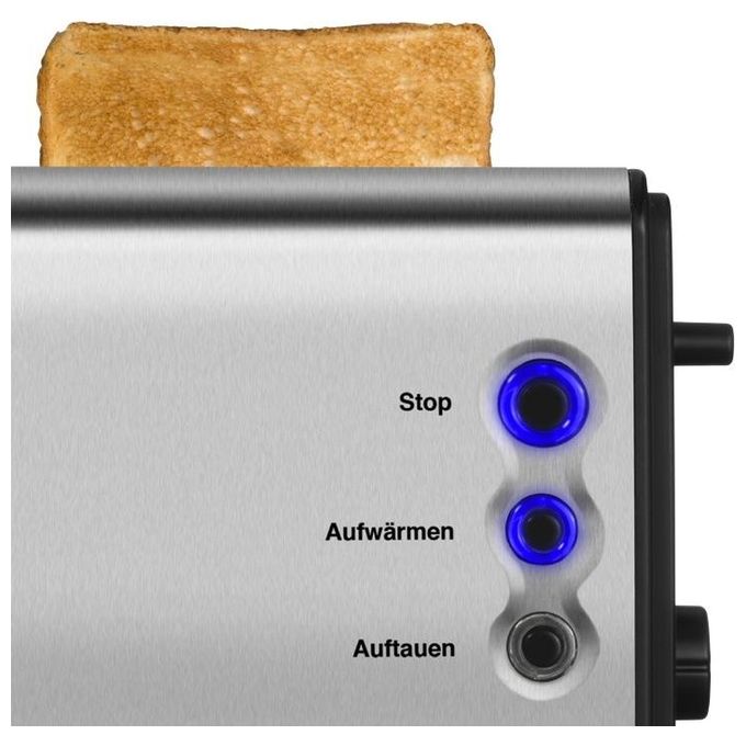Unold 38915 Toaster Onyx Duplex Tostapane a Doppia Fessura 1400 W Acciaio Inossidabile