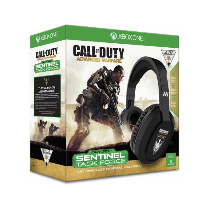 Turtle Beach TBS-4040-01 Call of Duty Advanced Warfare Sentinel Task Force Cuffie Gaming Cablate Over-Ear Stereo con Microfono colore Nero