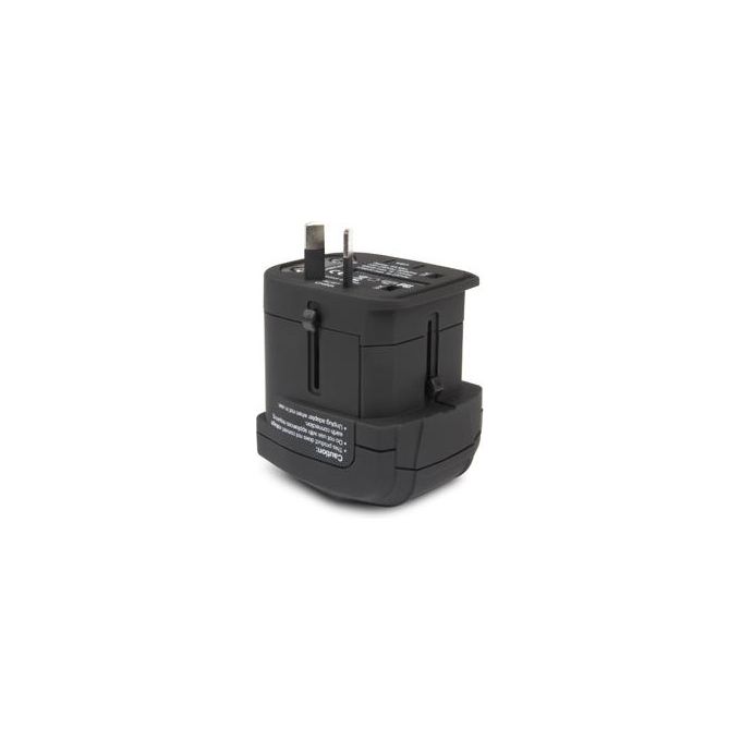 Hamlet XPW2UTRAVEL Adattatore Universale da Viaggio   2 USB charger da 2100 mA cadauna