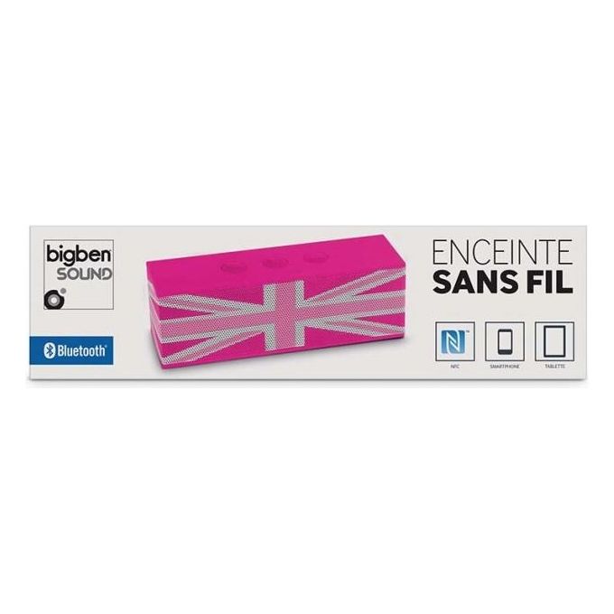 Big Ben Speaker Bluetooth Uk Flag Rosa