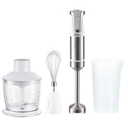 Ardes ARSET01 Trinity Frullatore ad immersione 1000 W 17400 rpm con Tritatutto 0,7 L colore Bianco