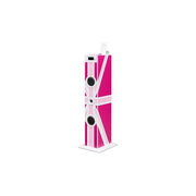 Big Ben Torre Multimediale Docking +  Microfono Uk Flag Rosa