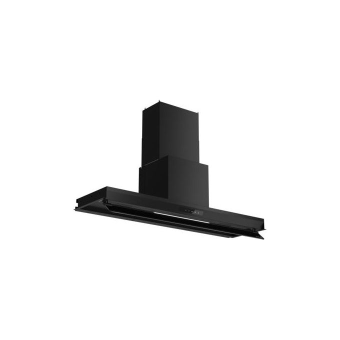 Silverline 3129.2.733.17 Inside 3 Cappa a parete 120 cm 628 m³-h Classe A 65 dB Touch colore Nero