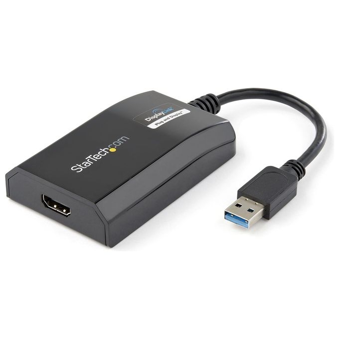 StarTech Adattatore convertitore USB 3.0 a HDMI 4K per MacÂ and PC Scheda Video esterna DisplayLinK HD 1080p
