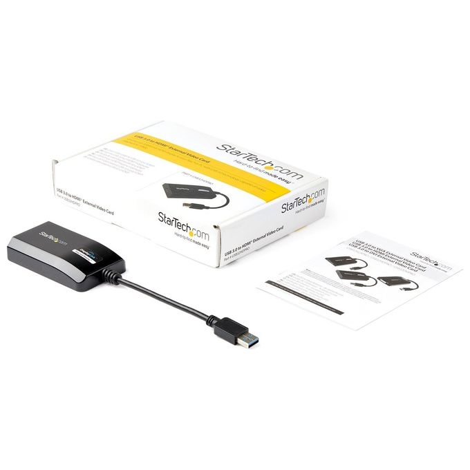 StarTech Adattatore convertitore USB 3.0 a HDMI 4K per MacÂ and PC Scheda Video esterna DisplayLinK HD 1080p