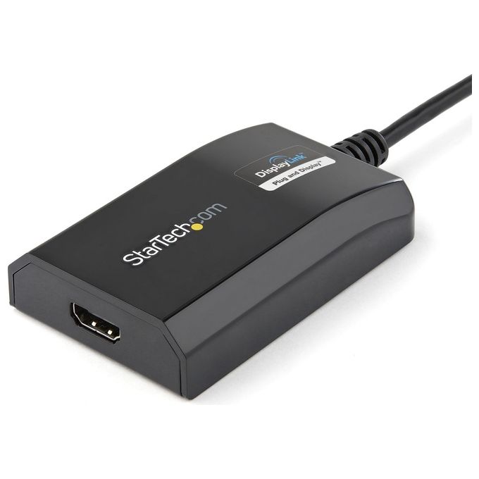 StarTech Adattatore convertitore USB 3.0 a HDMI 4K per MacÂ and PC Scheda Video esterna DisplayLinK HD 1080p