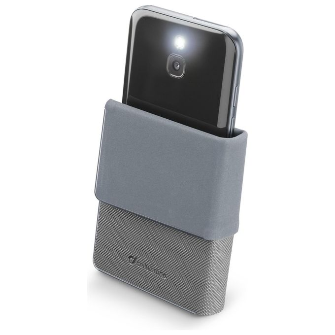 Cellular Line Slide and Click - L: (Misure max telefono: 90mm X 170mm) Custodia a libro multicompatibile effetto pelle