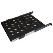WP WPN-ASS-141080-B Ripiano Estraibile Fisso 1U per Rack 19 Pollici Profondita' Totale 800 mm Profondita' Utile 550 mm con Forature per Aerazione Ottimale 4 Punti di Aggancio Standard Colore Nero