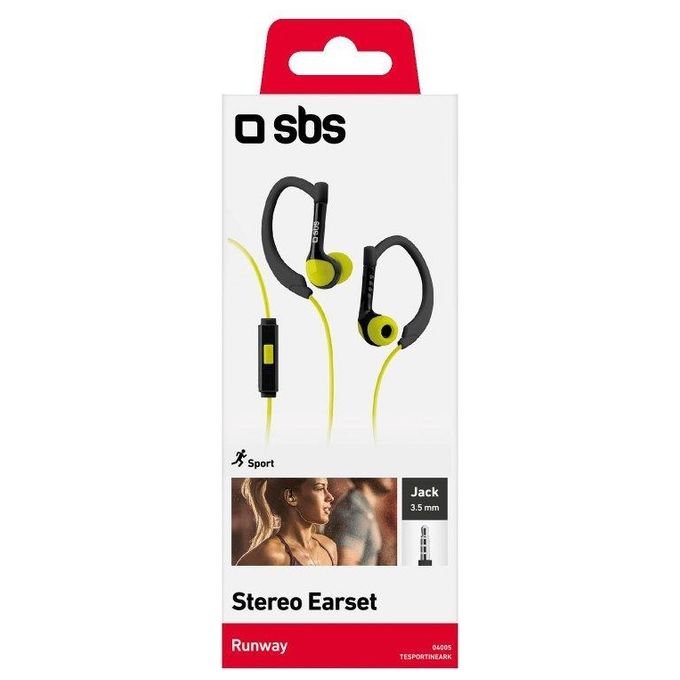 Sbs Auricolari In-ear Runway Sport per Iphone, Smartphone e Cellulari