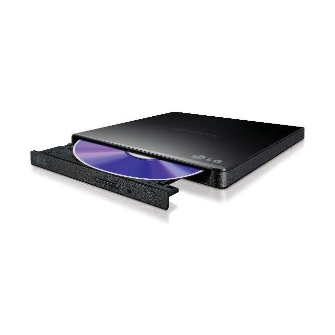 LG GP57EB40 Masterizzatore DVD Esterno Slim USB 2.0 DVD±RW 8x Supporto M-DISC Windows 10 Mac OS colore Nero