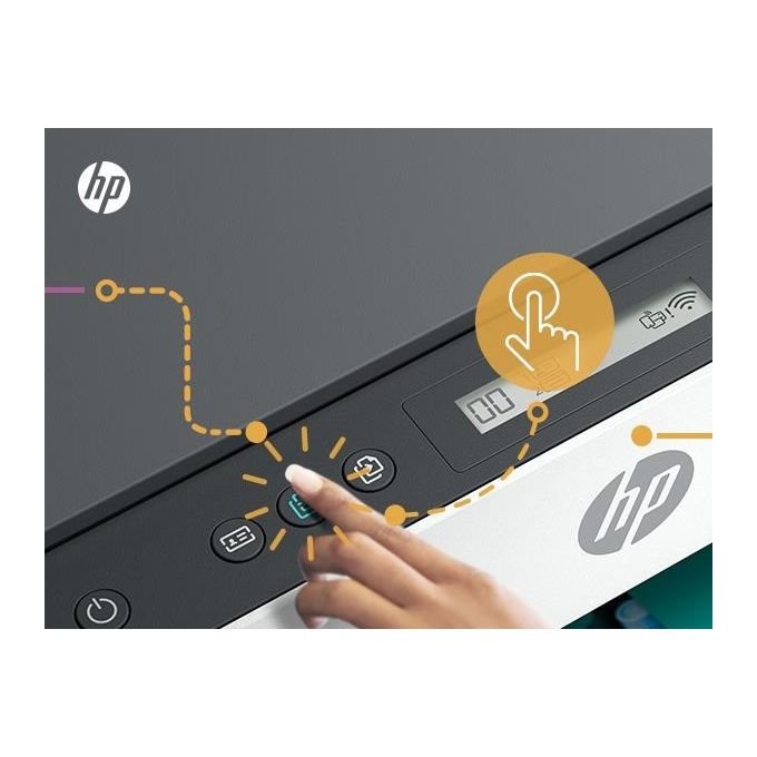 HP 28B54A Smart Tank Plus 7005 Stampante Multifunzione Inkjet A4 Wi-Fi Fronte Retro Automatica 12.000 pag Nero 8.000 pag Colore colore Bianco