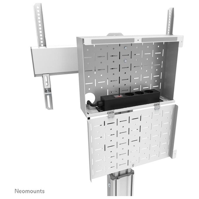 Neomounts FL50S-825WH1 Carrello TV da Pavimento Regolabile in Altezza 37-75'' VESA 100x100-600x400 mm 70 Kg TUV Certificato colore Bianco