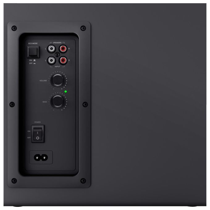 Trust 23696 Yuri Set Altoparlanti 2.1 Canali 60 W RMS 120 W PMPO Colore Nero