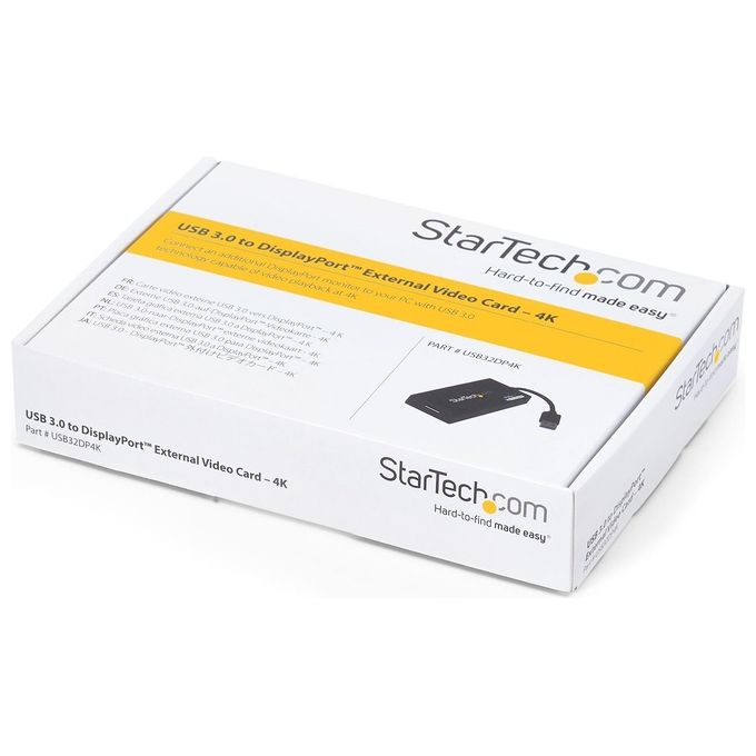 StarTech.com Adattatore Convertitore Usb3.0 a Displayport Ultra hd 4k