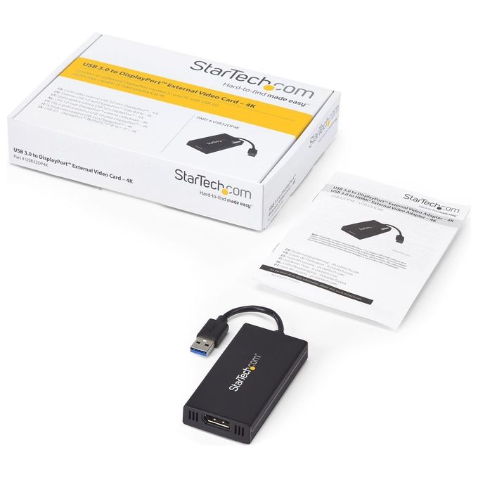 StarTech.com Adattatore Convertitore Usb3.0 a Displayport Ultra hd 4k