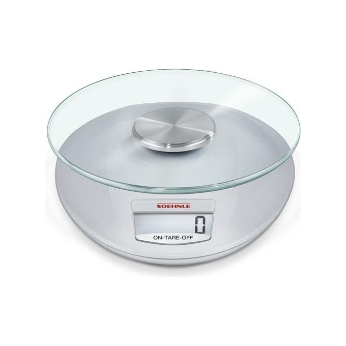 Soehnle Roma Silver Bilancia da Cucina Professionale con Design Elegante e Funzioni Avanzate per Ogni Cucina