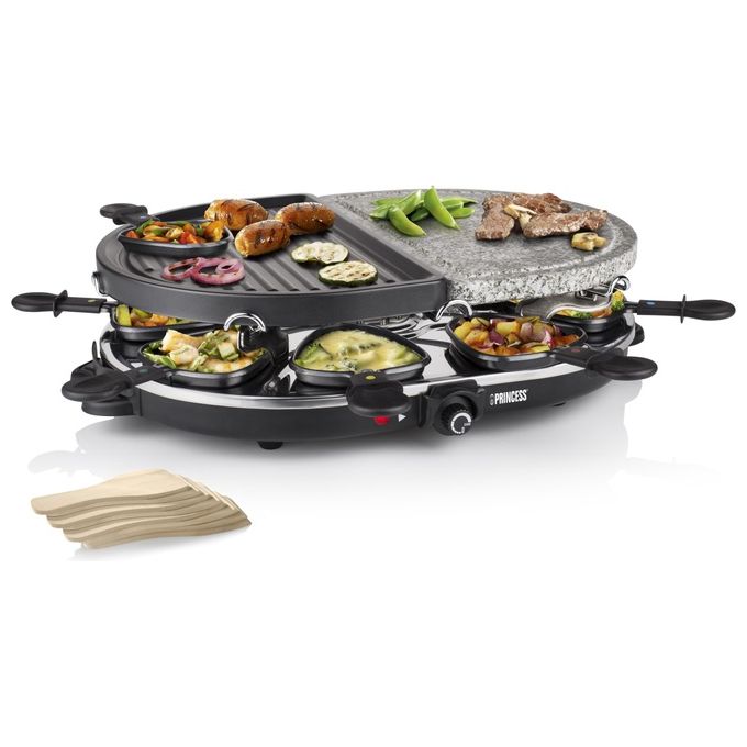 Princess 8 Oval Stone and Grill Party