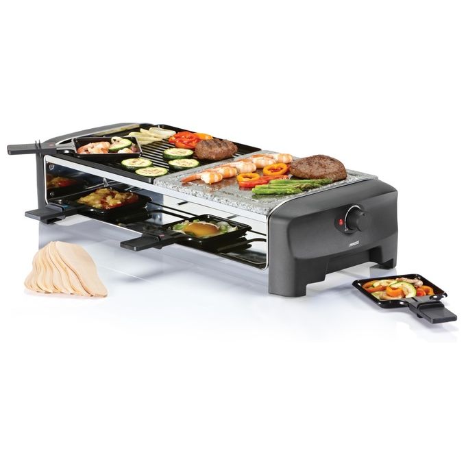 Princess 162820 Raclette 8 Stone e Grill Party