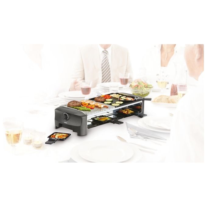 Princess 162820 Raclette 8 Stone e Grill Party