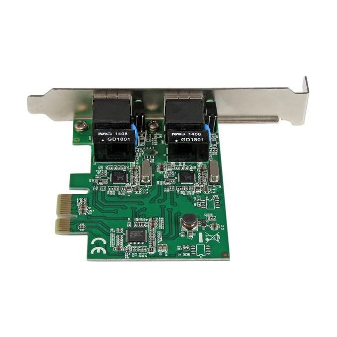 StarTech Adattatore Scheda di Rete Ethernet Gigabit PCI express PCIe NIC a 2 porte RJ45 da 1 Gbps