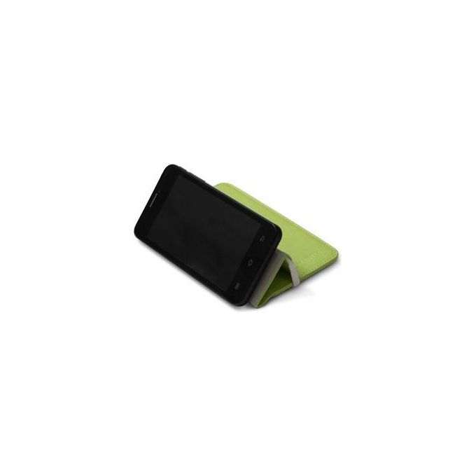 Atlantis flip cover smartix verde universale per smartphone fino a 5''
