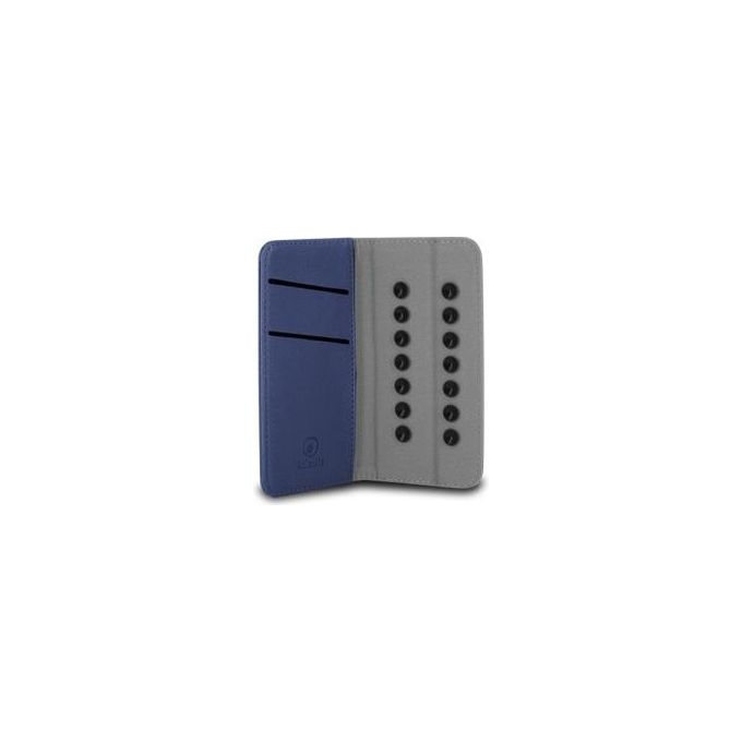 Atlantis flip cover smartix blu universale per smartphone fino a 4''