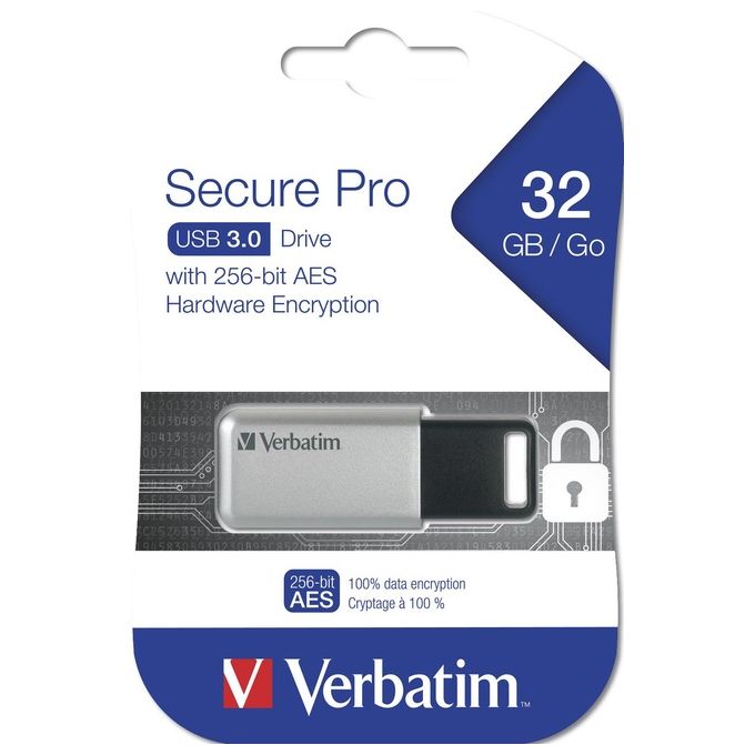 Verbatim usb 3.0 - 32Gb -secure data Drive
