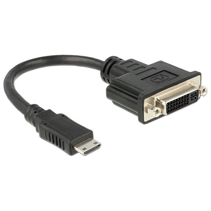 Link adattatore hdmi mini c maschio - dvi 24+5 femmina 20 cm