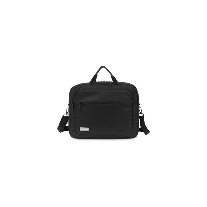 Atlantis Land P004-KL12-A0-16 Borsa per Notebook 16'' Tracolla Poggia Spalle Tasca Portaoggetti Vano Portadocumenti colore Nero