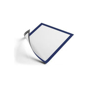 Durable 486907 Duraframe Cornice Espositiva a Fissaggio Magnetico Formato A4Confezione da 5 Pezzi Blu