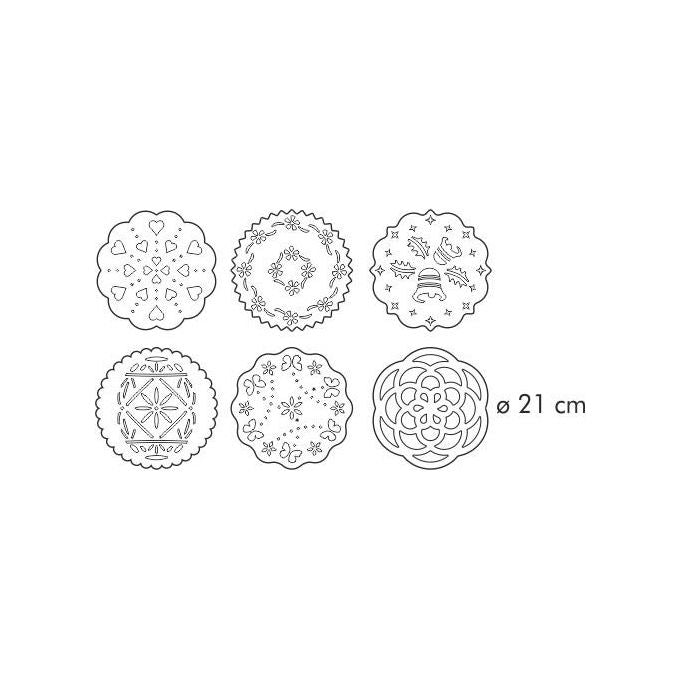 Tescoma Dischi Decoratori Torte Pezzi 6 Delicia