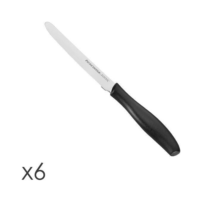 Tescoma Coltello da Tavola Sonic 6 Pezzi 12cm