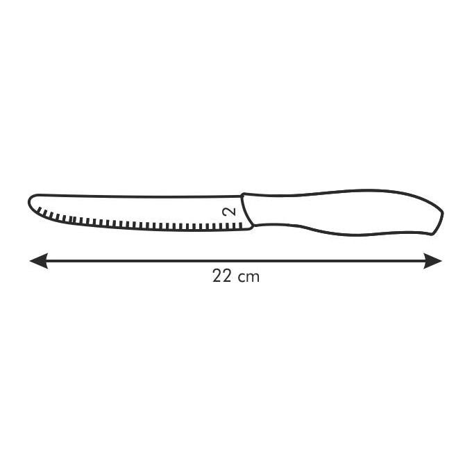 Tescoma Coltello da Tavola Sonic 6 Pezzi 12cm