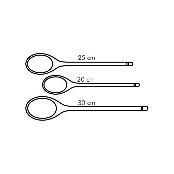 Tescoma Cucchiai Legno Set Pezzi 3 Woody
