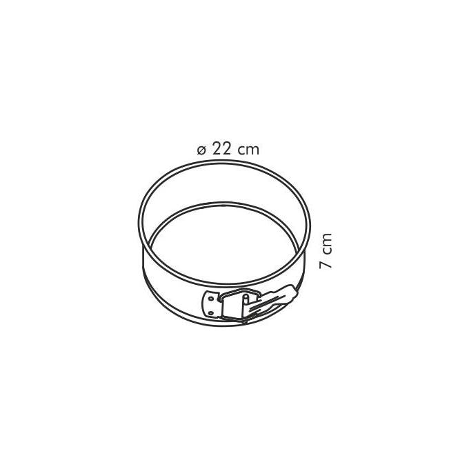 Tescoma Stampo Torta Apribile Cm 22 Delicia
