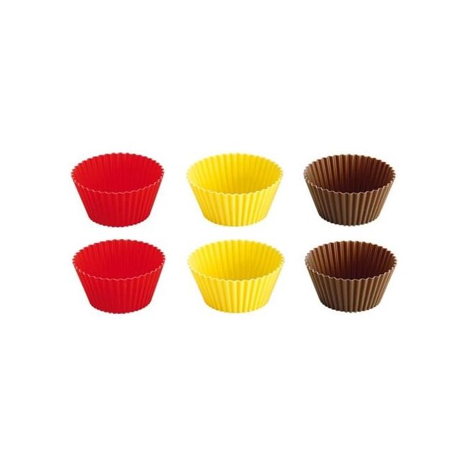 Tescoma Pirottini Colorati Silicone Cm 7 Pezzi 6 Delicia