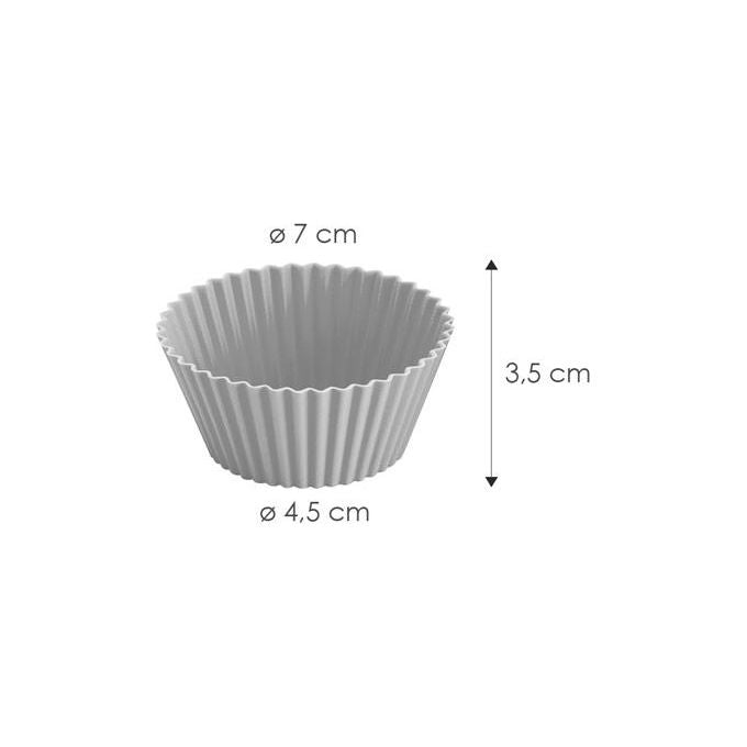 Tescoma Pirottini Colorati Silicone Cm 7 Pezzi 6 Delicia